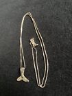 Orca Whale Tail Sterling Silver Pendant + Chain