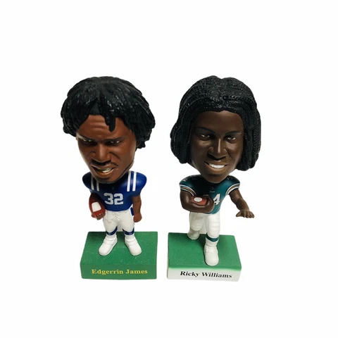 Edgerrin James & Ricky Williams Upper Deck Bobblehead Lot Cover
