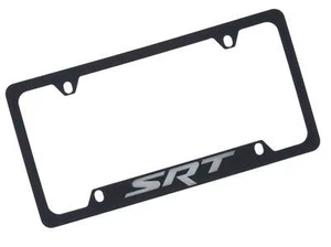Marco de matrícula Dodge SRT (negro) - Imagen 1 de 3