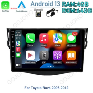 Apple Carplay For Toyota RAV4 2007-2011 Android 13 Car Stereo Radio GPS Navi BT - Picture 1 of 20
