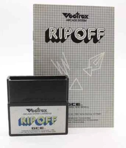 Vectrex Rip Off  Game Cartridge With Instruction Booklet (No Overlay-Tested) - Picture 1 of 4
