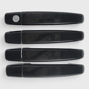 Patented Snap-On Black Door Handle Cover for 10-15 Chevy Captiva NO SMARTKEY - Picture 1 of 5