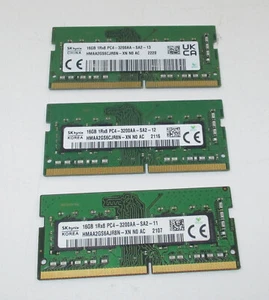 SK Hynix PC4-25600 PC4 3200AA 16GB 1X16GB DDR4 1RX8 3200MHz 260pin Memory Ram - Picture 1 of 5