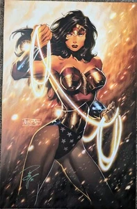 2024 SDCC PHIL TAN MUJER MARAVILLA IMPRESIÓN ARTÍSTICA PÓSTER FIRMADO DC COMICS - Imagen 1 de 1