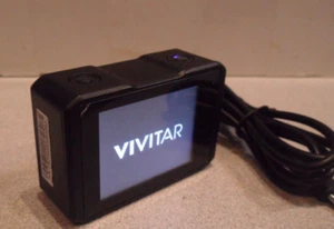 Vivitar 4K Ultra HD Action Camera, Dual Screen with Wifi - Black +64GB - Picture 1 of 7