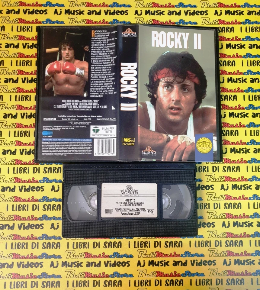 VHS Film ROCKY 2 1992 Sylvester Stallone MGM/UA HOME VIDEO PIV 99229 (F256) - Immagine 1 di 1