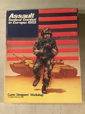Asalto: Combate táctico en Europa 1985 - Completo GDW 471 en gran estado Foto 1 de 4