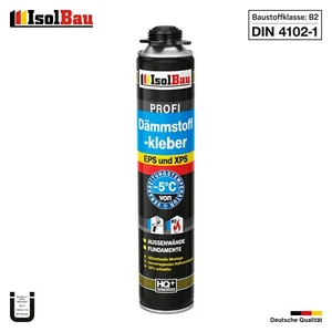 Dämmstoffkleber 750ml Klebeschaum B2 Dämmplatten Perimeterkleber EPS XPS PIR - Bild 1 von 19