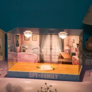 Anime Spy×family Anya Forger Isplay Box Case For Klee Figure Model LED PVC Gift - Picture 1 of 7