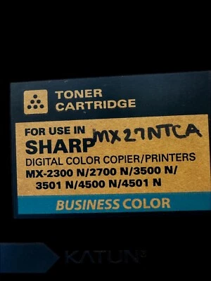 Katun Toner for Sharp MX-2300N/2700N/3500N/3501N/4500N/4501N – Cyan MX-27NTCA - Image 1 of 4