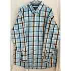 Wrangler George Strait Plaid Shirt Men's 2XLT Cowboy Cut Collection Long Sleeve