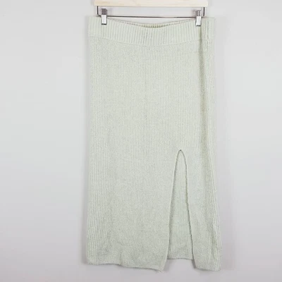 ASOS  | Womens Green Knit Midi Skirt NEW + TAGS [ Size AU 14 or US 10 ] - Image 1 of 4
