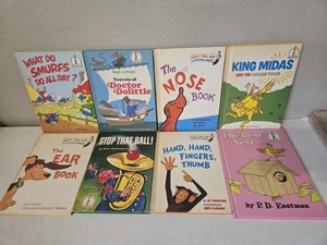 Dr. Seuss Hardcover Kids Books Lot Of 8 Beginning Readers Vintage #3 - Imagen 1 de 9