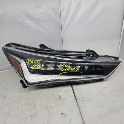 ¡SOLO PIEZAS! Faro derecho Acura ILX 2019-2022 OEM LED negro 33100T3RA81 Foto 1 de 4