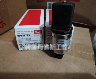 1PC New Danfoss 060G3779 MBS3000 Pressure Transmitter 0-25Bar 4-20mA Brand - Image 1 of 2