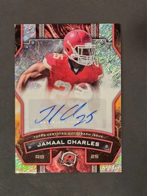 2025 Topps Resurgence - Jamaal Charles - Auto Refractor - Kansas City Chiefs - Image 1 of 4