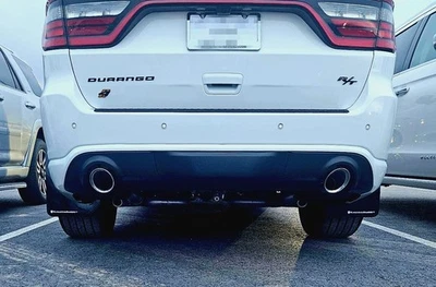 Guardabarros Rally Armor para Dodge Durango GT RT SRT 2016-2025 con logotipo blanco Foto 1 de 4