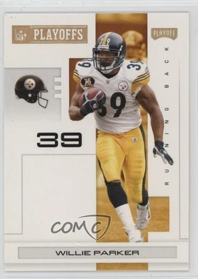 2007 Playoff NFL Playoffs Gold /299 Willie Parker #77 - Image 1 of 2