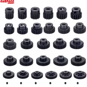 2x 48DP 3,175 mm 13T 14T 22T 23T 24T-30T 31T-41T Metallritzel Motor Getriebe 1/10 Auto - Bild 1 von 6