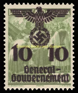 EBS Generalgouvernement 1940 - Eagle Overprint - Michel 21 - MNH** - Picture 1 of 1