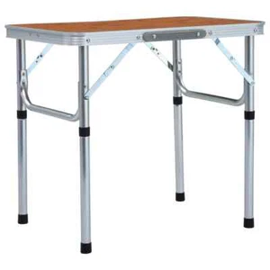 Folding Camping Table Aluminium Outdoor Picnic Hiking Table Portable vidaXL - Picture 1 of 7