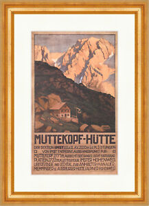 Muttekopf Hütte Thomas Walch Imst Berg Lechtaler Alpen  Plakatwelt 131 Gerahmt