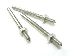 Mini Threaded Mandrel W-Nut Straight Thread 3pc Cratex Miniature Mandrels 3/32" - Picture 1 of 6