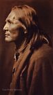 1990 Vintage EDWARD CURTIS American Indian Apache GOLDTONE Photo Engraving 11x14