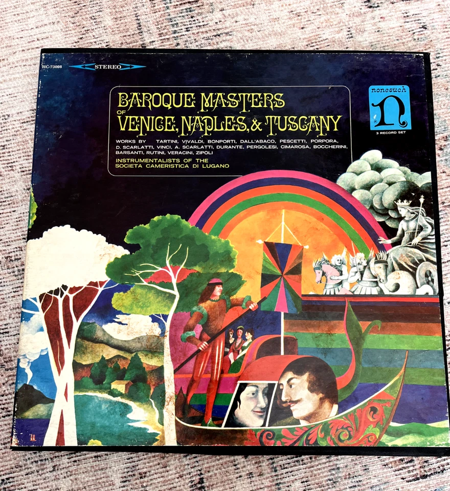 Rare Vintage Records Baroque Masters of Venice, Naples, & Tuscany Hc73008 - Image 1 of 4