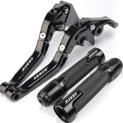 Motorcycle Brake Clutch Lever & Handlebar Grips Set For YAMAHA XJ550 1981-1985 Foto 1 de 4