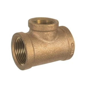 MATCO-NORCA 2" Tee Lead Free Brass Female NPT 125 PSI (P/N B-T08LF / XNL106-32) - Picture 1 of 1