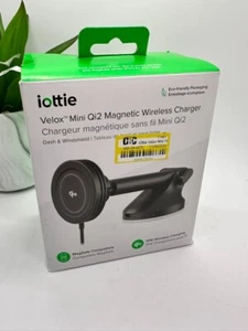 iOttie Velox Mini Qi2 Wireless Dash & Windshield Car Phone Mount - Black - Picture 1 of 3