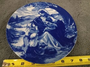 AVON BLESS THE LITTLE CHILDREN Teller 1992 Kobaltblau, Jesus - Bild 1 von 3