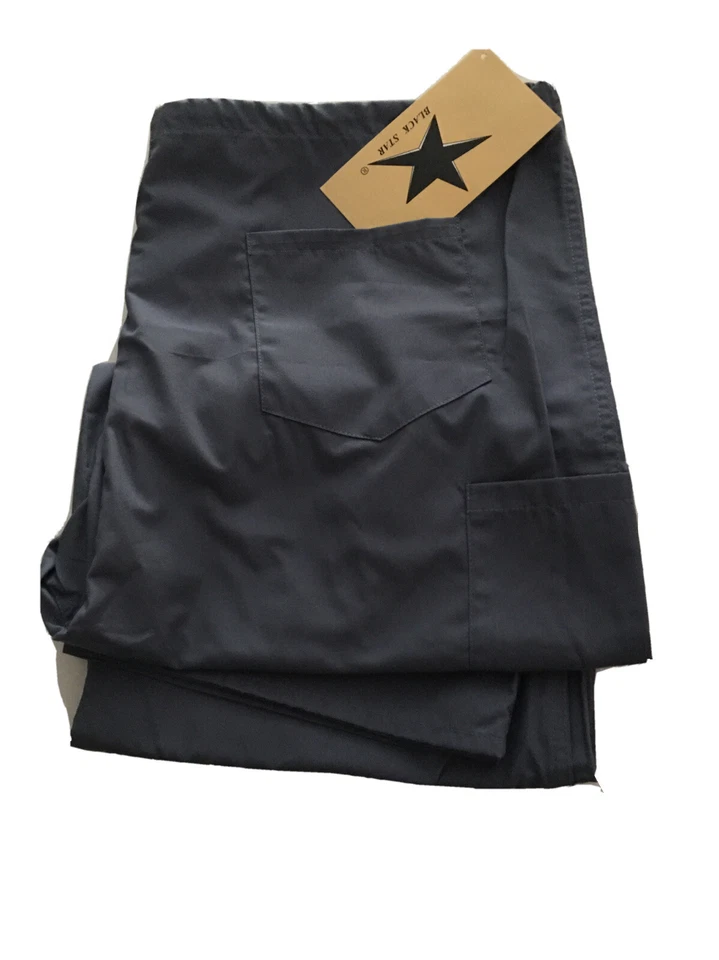 Pantalón cargo Medical Scrub XL unisex de Black Star Style 610 gris multi bolsillo nuevo con etiquetas Foto 1 de 4