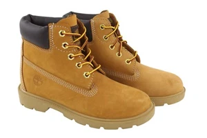Timberland 10760-A5625 Ragazzi Scarpe EU34 Marrone Pelle Alto Classic Stivali - Foto 1 di 14