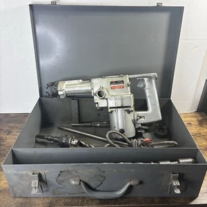 Vintage Skil Heavy Duty Demolition Roto-Hammer Model 726 Type 6 W Case & Bits - Picture 1 of 16
