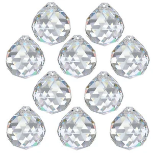 10x Regenbogenkristall Kugel Ø20mm Crystal 30%PbO~ Kronleuchter Lüster Feng Shui - Bild 1 von 5