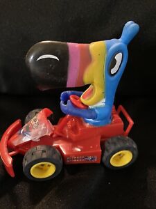 Adorable little Kellogg’s Toucan Sam Go Kart Car Froot Loops Very rare