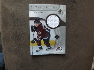 2006-07 SP Game Used Alex Tanguay Authentic Fabrics Game-Used Jersey Card