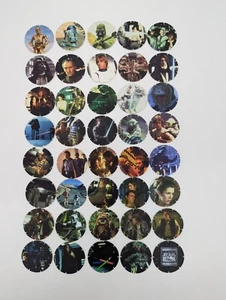 Vtg 1996 Star Wars Tazos Walkers Pogs British Food Trilogy Set 1-39, 50 - Picture 1 of 10