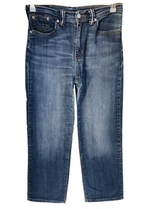 Vintage Levi's Women 535 Dark Blue Regular Straight Fit Jeans Size W30 L32 - Picture 1 of 8