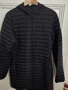 Helly Hansen Women's Long Insulated Puffer Jacket Black Large - Picture 1 of 6