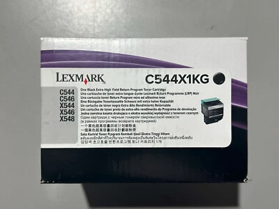 Lexmark C544X1KG Toner Schwarz Lexmark C544 / C546 / X544 / X546 / X548 Series - Bild 1 von 4