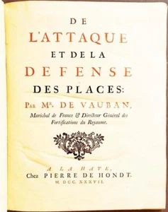 Vauban L’Attaque Defense Des Places Fortifications Contemp Vellum 1737 FINE COPY - Foto 1 di 4