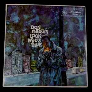 DON GIBSON LOOK WHO'S BLUE LP L10945 MONO - Picture 1 of 2