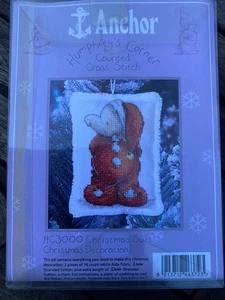 Kit de punto de cruz de ancla HC3000 Humphrey's Corner traje de Navidad decoración - Imagen 1 de 2