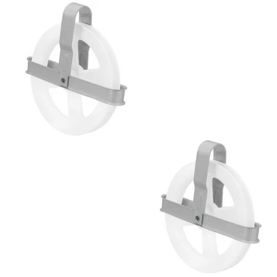  2 Pack Clothes Hanging String Pulley Clothesline Wheel Clothing Rope - Image 1 of 4