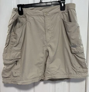 Columbia Titanium Shorts Mens XL Khaki Cargo Omni Dry Packable Outdoor Hiking - Picture 1 of 6