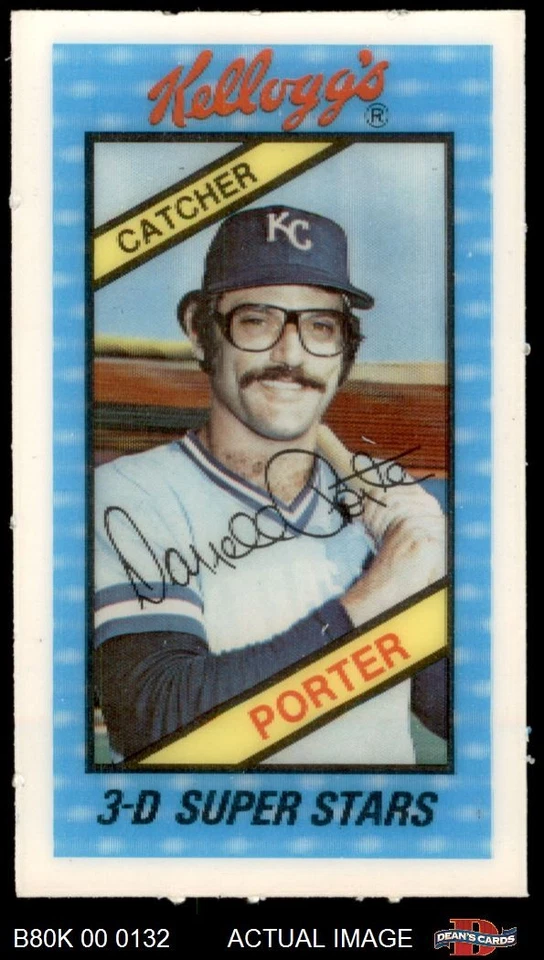 1980 Kelloggs #12 Darrell Porter Royals 8 - NM/MT - Image 1 of 1