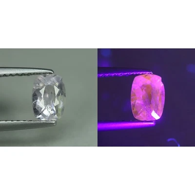 0.60 Cts_Antique Gem_100% Natural Unheated UV Fluorescent Color Change Scapolite - Image 1 of 4